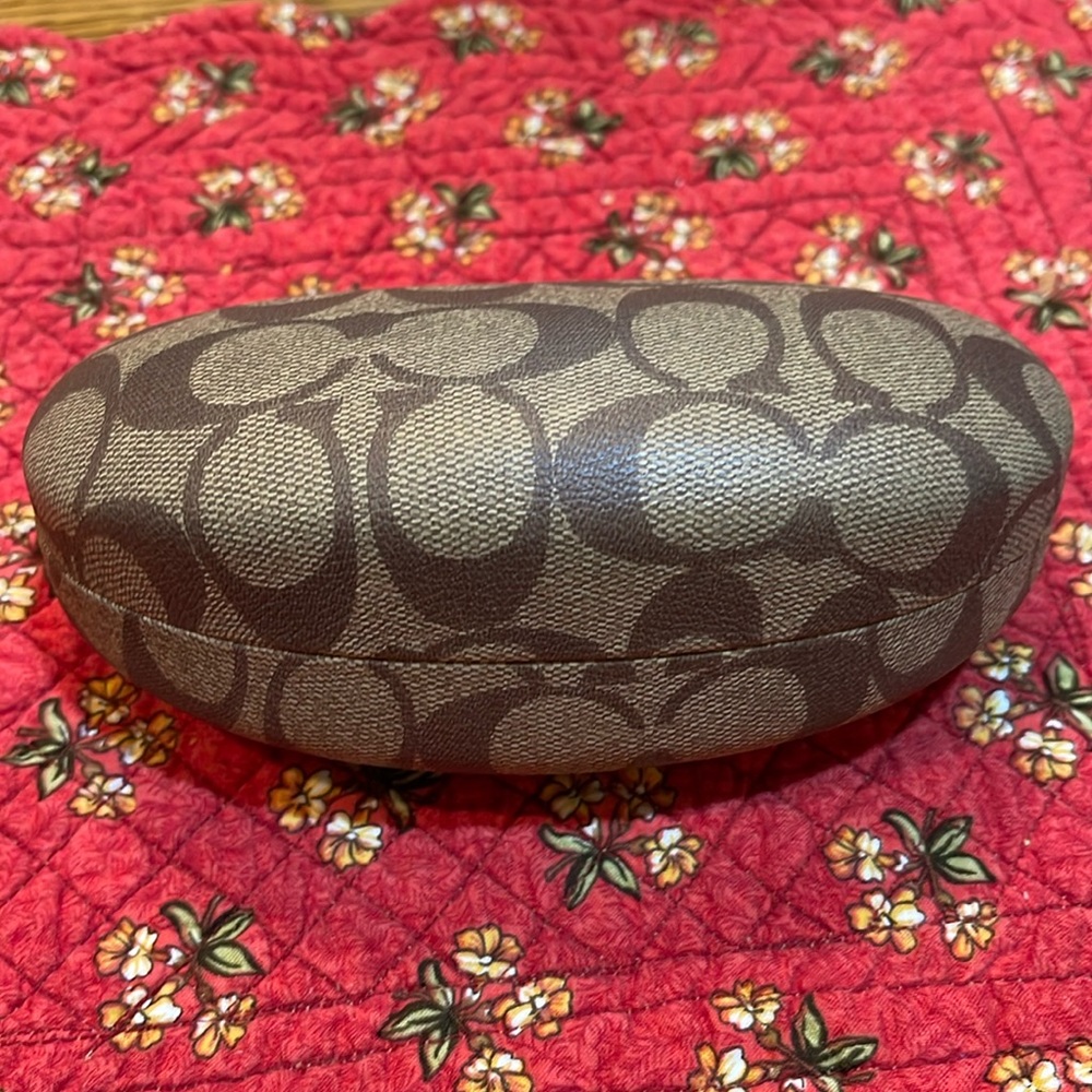 Coach sunglass case